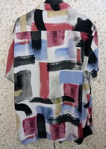 Zara Print Paint Stroke Shirt