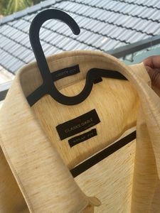 Men’s Light Yellow Onam Shirt
