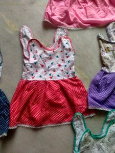 New Born Baby 0 to 3 Months Frocks Good Condition