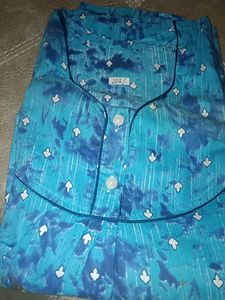 i sale nighty cotton &amp; tericoat material night