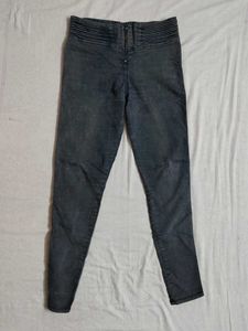 ❗ CLEARANCE ❗ Stylish High-Waisted Charcoal Jeans