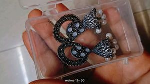 Silver Colour Earrings