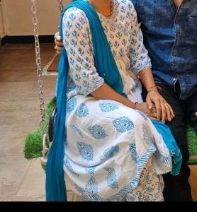 Angrakha Pattern Kurta 💙