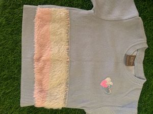 Kangarro Kids Sweater Sky Blue Colour