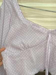 Lilac Crop Top