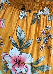 Mustered Floral Gown