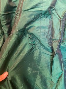 Green Silk Anaarkali kurta