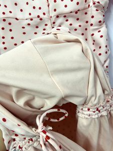 Korean Pink Polka Women Dress