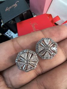 Luxury Ice Cracked Crystal Earrings 😍