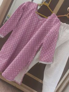 Handmade Kurtaand Pants And Soft Clothes