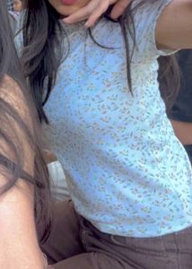 Floral Pinteresty Aesthetic Top