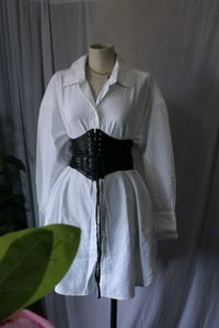 H&M White Shirt Dress without Belt