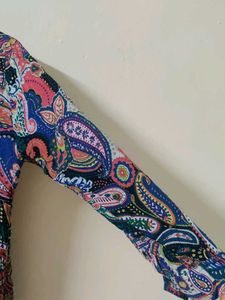 Paisley Print Top