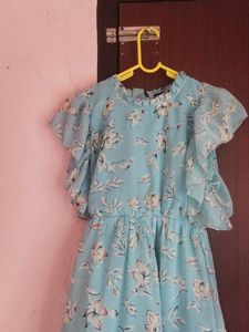 Beautiful Girls Frock Blue
