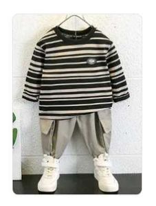 Striped Boys Clothing Set