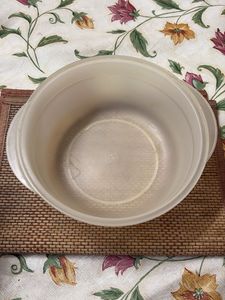 Microwave Steam Bowl  Plastic Container With Lid