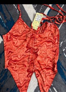 Retro Swirl Halter Top