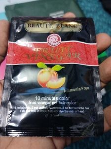 beaute blanc fruit vinegar hair colour