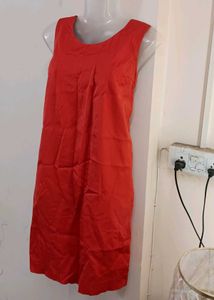 Vtg Coral Bodycon Dress