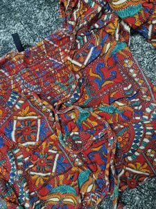Boho Print Crop Top