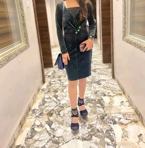 Velvet Green Dress