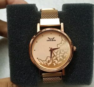 Rose Gold Louis Devin Watch