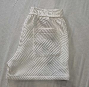 Patterned White T-Shirt
