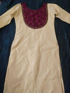TRADITIONAL KURTA WITH HANDWORK