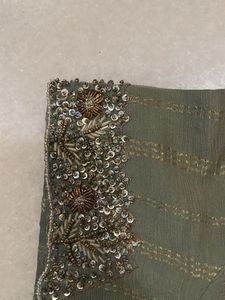 Embroidered Readymade Saree Blouse