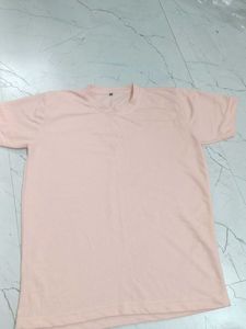 Peach Basic Tee