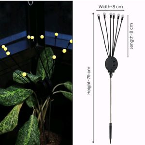 8🎄 LED Fireflies Solar Light - Yellow