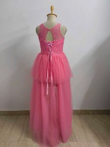 Pink Lace &amp; Tulle Party Dress