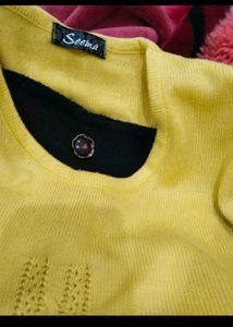 Cute Yellow Short Sleeve Top