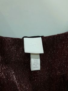 Part Maroon H&amp;M Dress