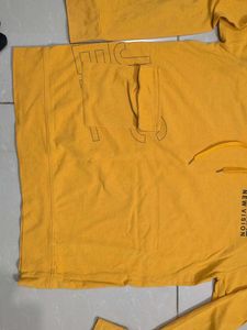 Yellow Casual Shirt Hoodie - Eternal New Vision