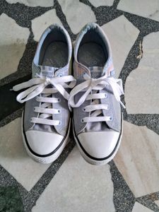 New Bata North Star Women Blue Sneakers