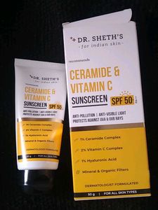 Dr. Sheth&#39;s Ceramide &amp;vitamin C Sunscreen