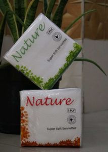 Pack Of 3 Nature Tissue Paper Super Soft Napkin