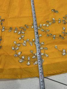 Yellow Embroidered Skirt