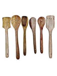 *Attractive Wooden Spoon 🥄 Set Of 6