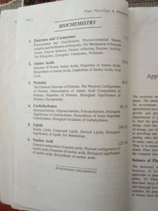 Plant Physiology And Biochemistry