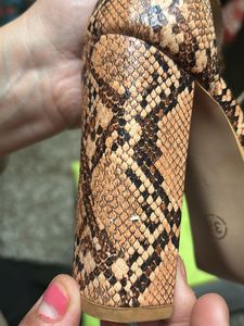 Cheetah Print Block Heel