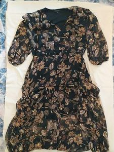 Floral Print Midi Dress