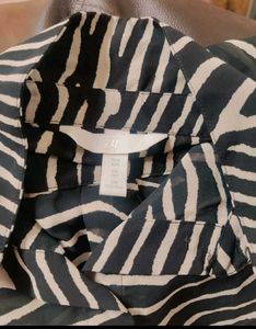 Zebra Print Sleeveless Top