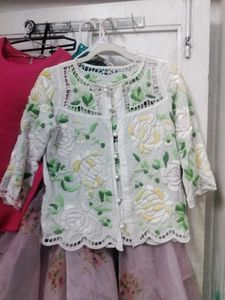 Embroidered Floral Blouse