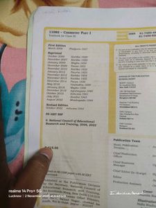 Class XI Chemistry Textbook