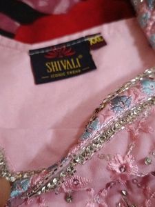 Pink Anarkali Dress