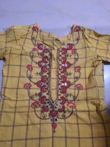 Cotton Checked Kurti