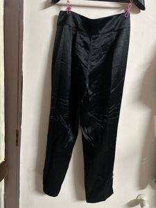 Elegant Black Tassel Pants