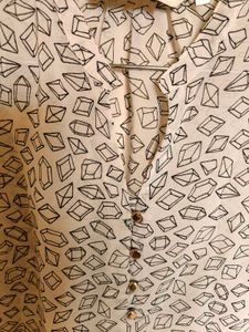 Mandarin Collar Long Sleeves Shirt Style Top